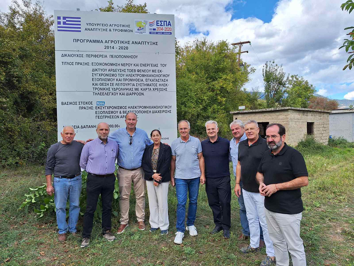 Στο-έργο-άρδευσης-1,8-εκατ.-ευρώ-που-αλλάζει-τον-τρόπο-διαχείρισης-νερού-στον-Φενεό-ο-Περιφερειάρχης-Δημήτρης-Πτωχός